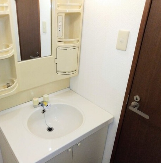 洗面設備　他号室のお写真です