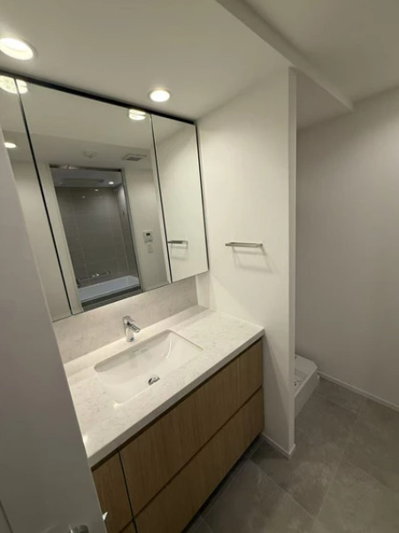 洗面設備　※別部屋の参考写真です。