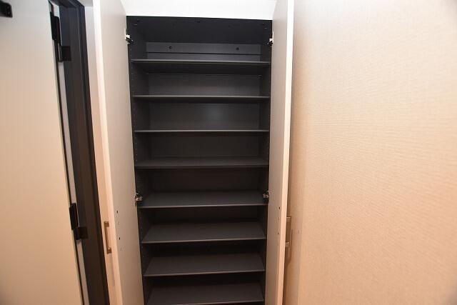 収納　たっぷりとした収納スペースです
