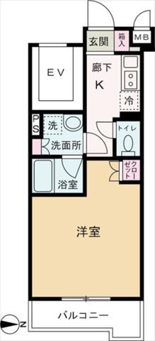 ルーブル武蔵中原伍番館の間取り写真