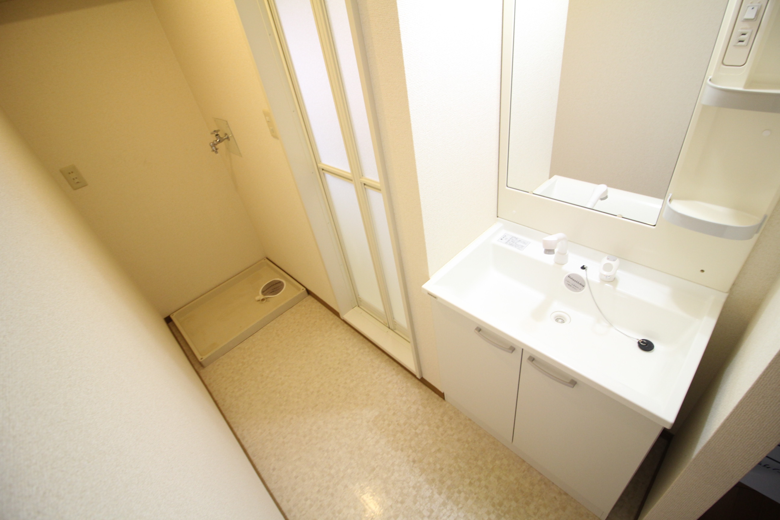 洗面設備　洗面・脱衣・洗濯機スペース♪
