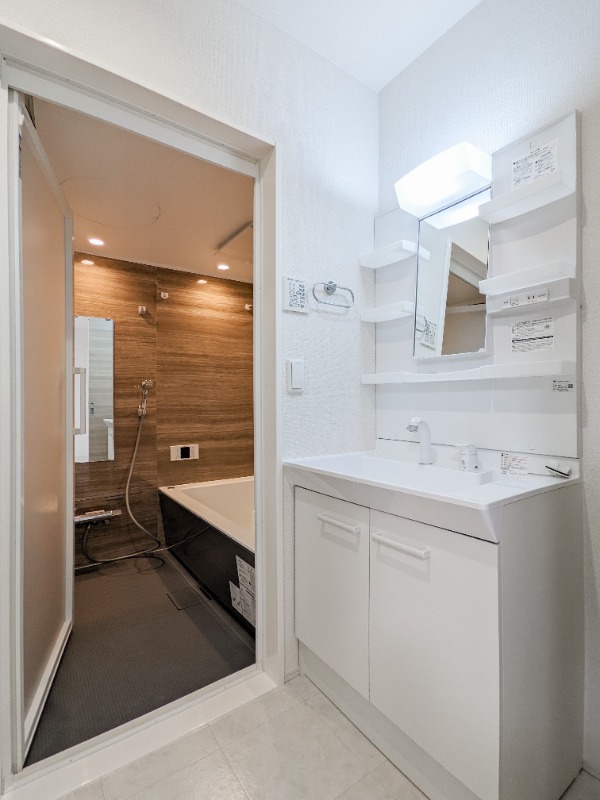 洗面設備　図面と現状に相違がある場合には現状を優先