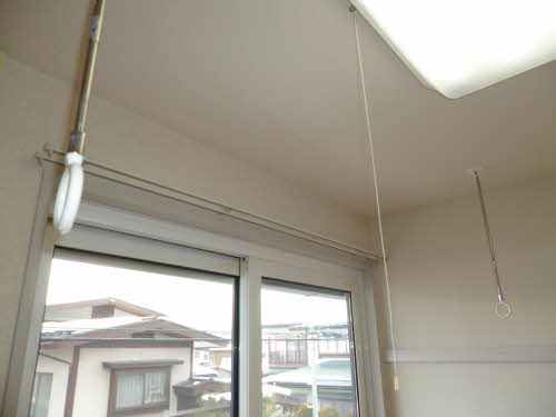 その他設備　室内物干し機