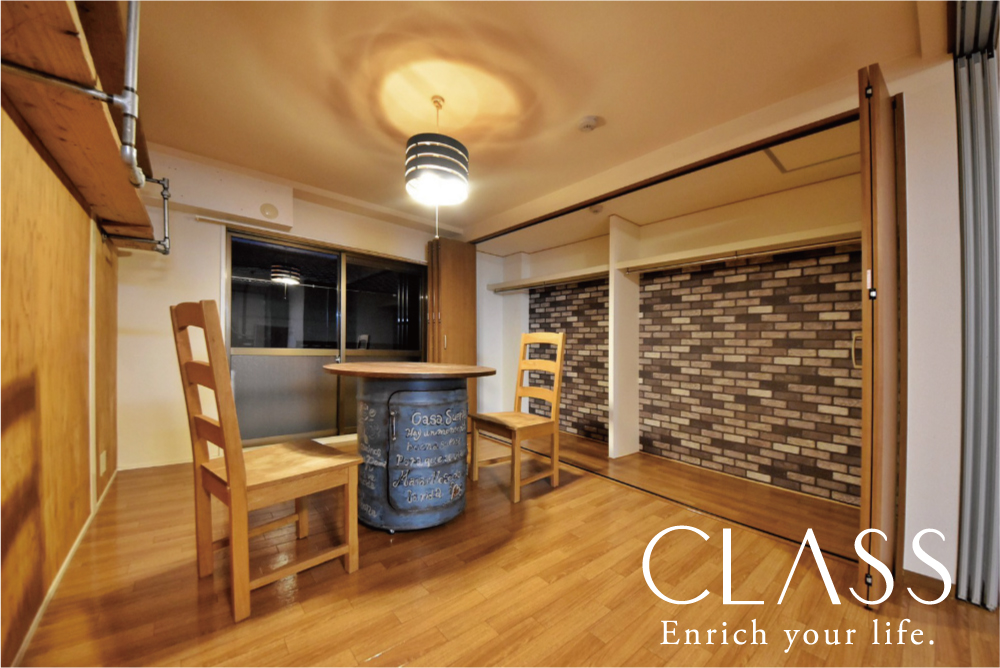 居室・リビング　現物の内装写真です。