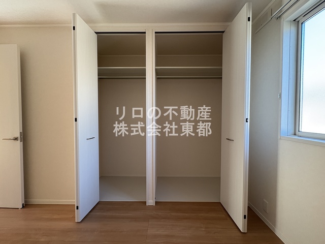 収納　奥行のある収納付です！増えがちな荷物をもスッキリ収納できます