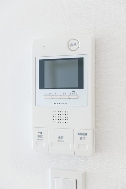 セキュリティ　モニター付きインターホンです