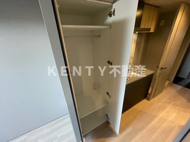 収納　たっぷりとした収納スペースです