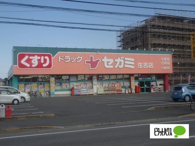 ドラックストア　ドラッグセガミ徳島住吉店（ドラッグストア）まで596m