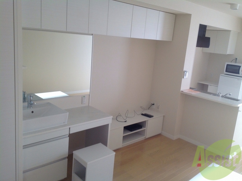 居室・リビング　たくさん収納でき　扉は耐震ラッチ付きです