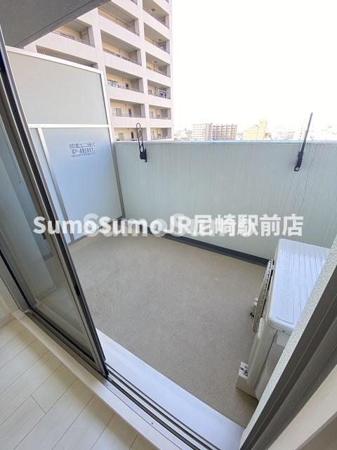 バルコニー　落ち着いた時間を過ごせるバルコニーです