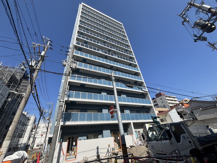 建物外観　建築中