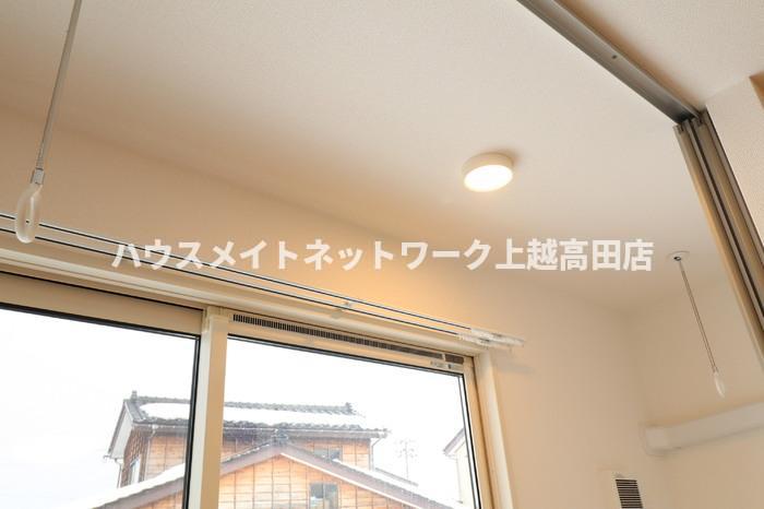 眺望　室内物干し