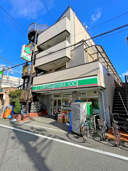 コンビニ　ローソンストア100　十条仲原店（コンビニ）まで124m