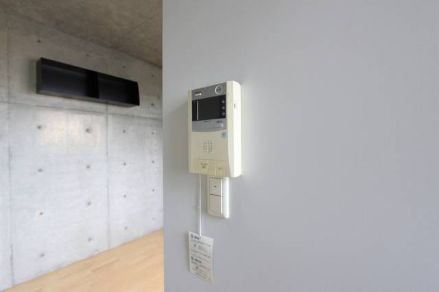 セキュリティ　来訪者もこれで安心です。