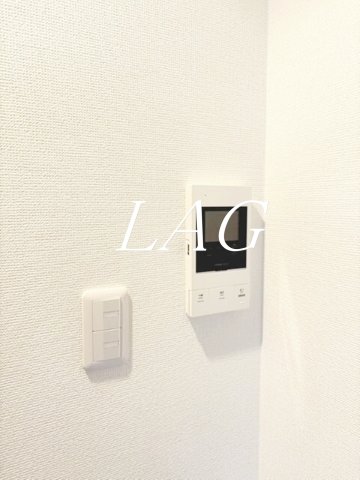 セキュリティ　モニター付きインターフォンです。