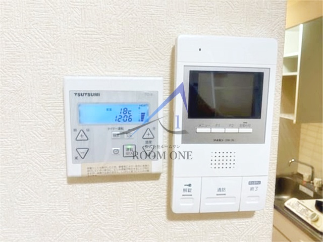 セキュリティ　モニター付きインターホンです。