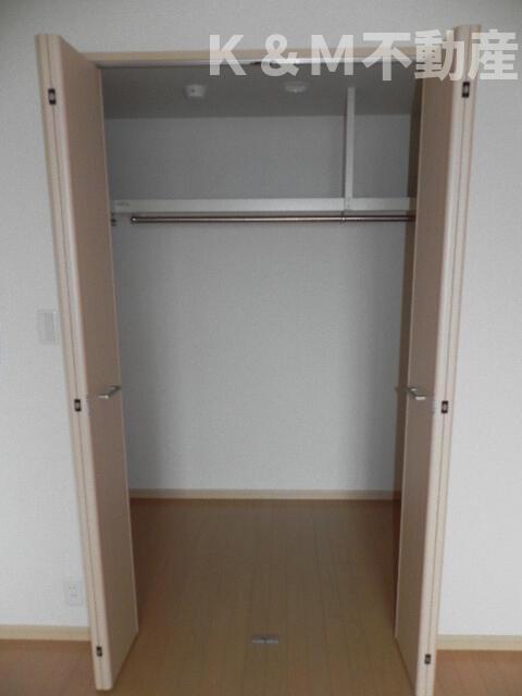 収納　たっぷりとした収納スペースです