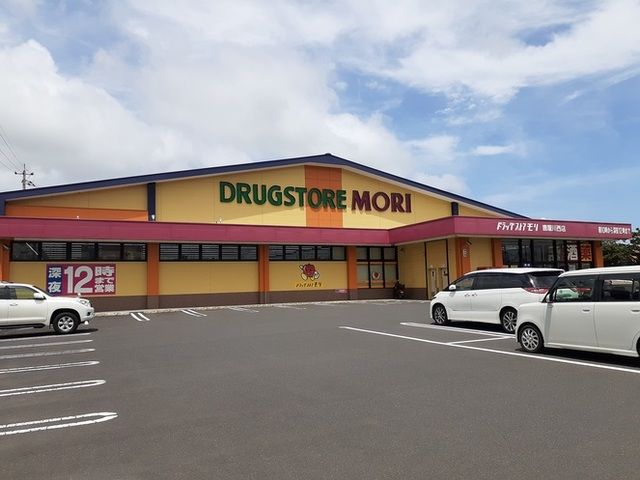 ドラックストア　ドラッグストアモリ鹿屋川西店（ドラッグストア）まで600m
