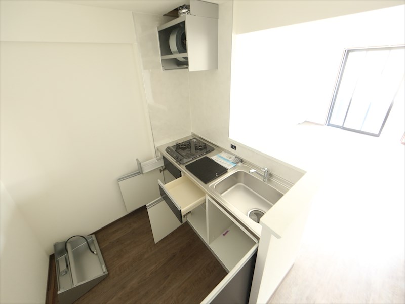 キッチン　システムキッチン（ガス2口コンロ付）カウンターキッチン