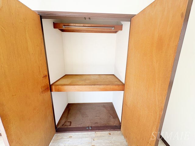 収納　たっぷりとした収納スペースです