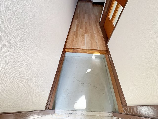 玄関　明るい玄関です