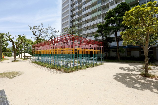 その他共有部分　「みどりのまち」にある「森の広場」（高須東公園）は散策に最適