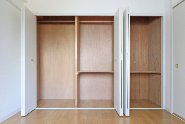 収納　大容量の洋室の物入