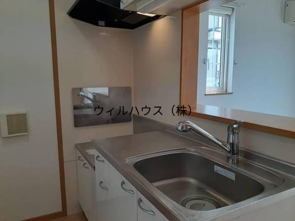 キッチン　ガスコンロ設置可！