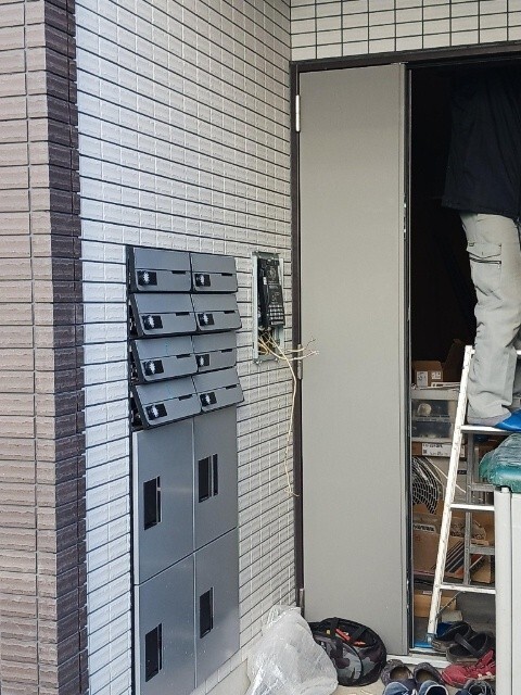 ロビー　宅配ボックス付き