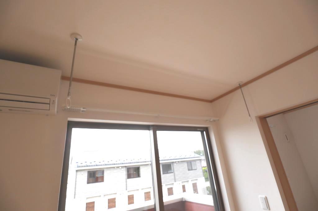 セキュリティ　室内物干し付