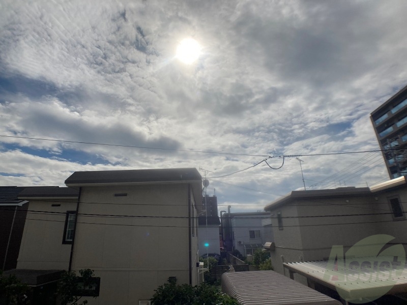 眺望　眺望です。建物はありますが風通しは良さそうです。