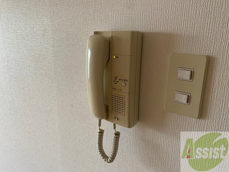 セキュリティ　インターホンは通話ができるので急な訪問があっても安心です