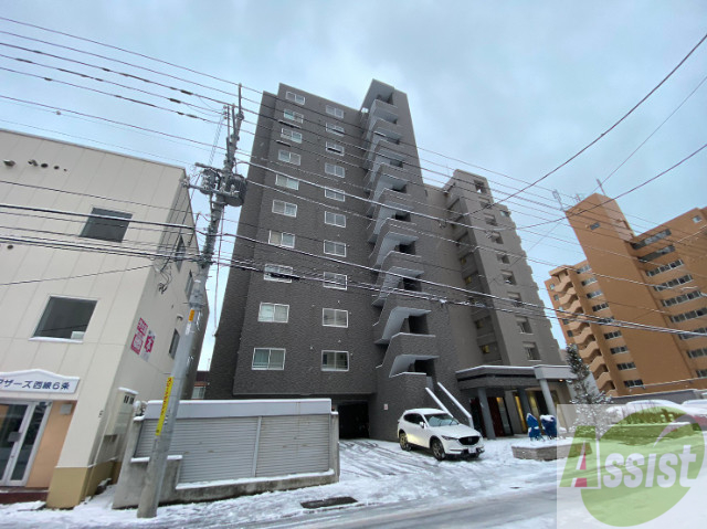 建物外観　札幌市中央区南６条西「ＳＱＵＡＲＥＭｓ６１４」