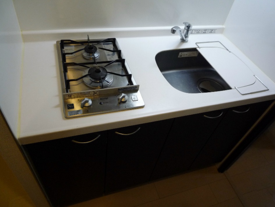 キッチン　エステムコート難波サウスプレイスIVパークグレイス 二口ガスコ