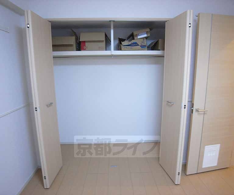 収納　たっぷり収納できるクローゼットです。