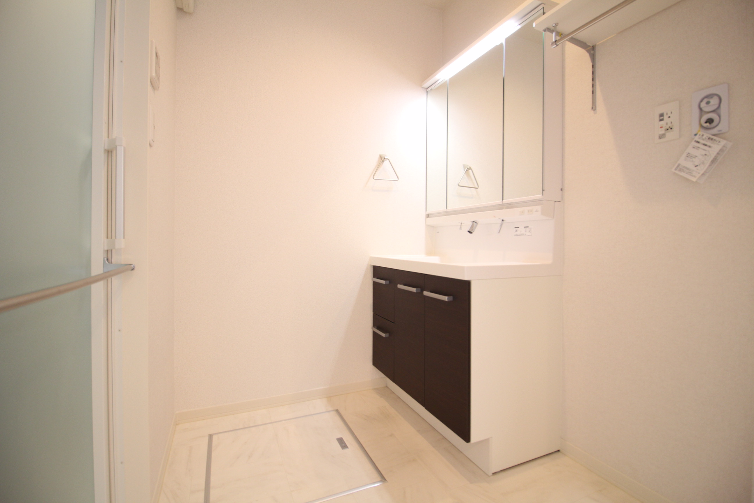 洗面設備　洗面・脱衣・洗濯機スペース♪