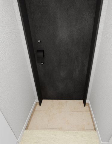 玄関　完成イメージパースです。現況優先です。