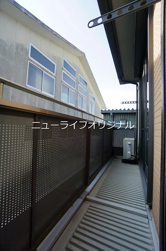 バルコニー　南向きのベランダ