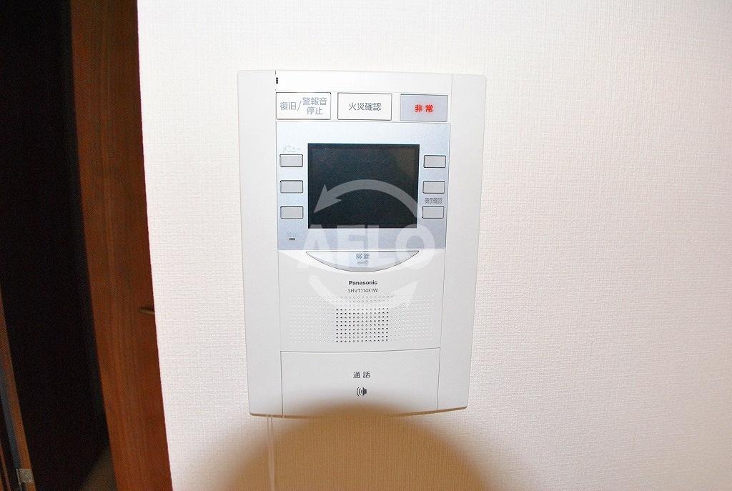 セキュリティ　プレサンス難波フィネスト　ＴＶ付モニターフォン