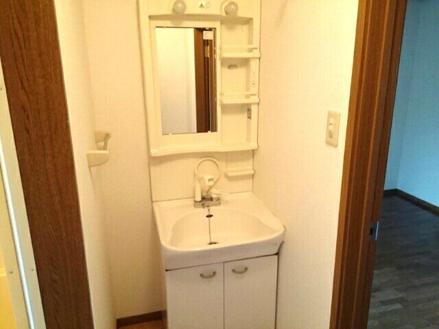 洗面設備　広い洗面スペース