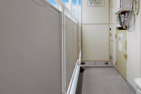 バルコニー　ビレッジハウスの同一物件・同一タイプの間取りの写真です