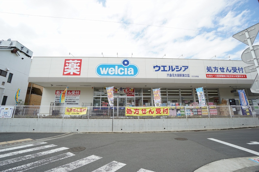 ドラックストア　ウエルシア六会日大前駅東口店（ドラッグストア）まで382m