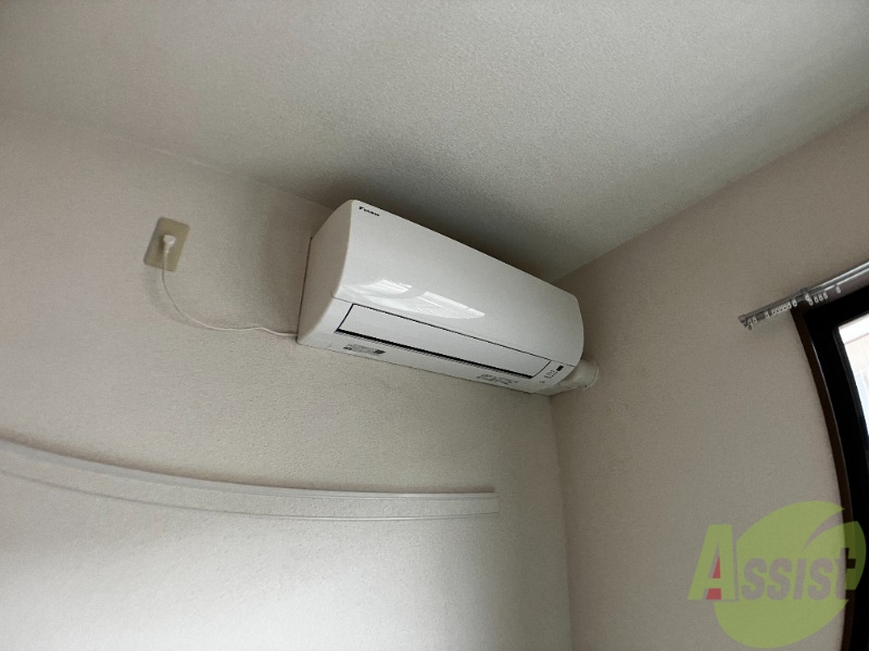 その他設備　エアコンが付いて入居のその日から快適ですね。