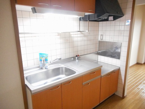 キッチン　ガスコンロ設置可！