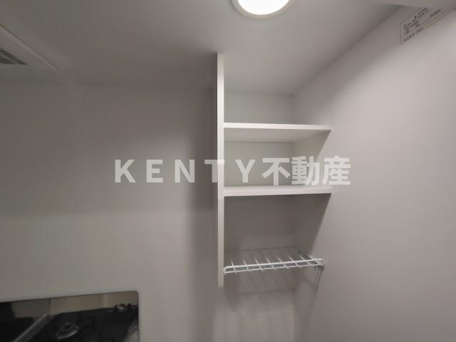 収納　ちょっとした収納スペースも充実しています