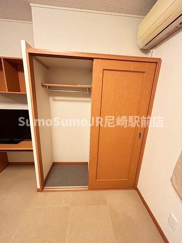 収納　たっぷりとした収納スペースです