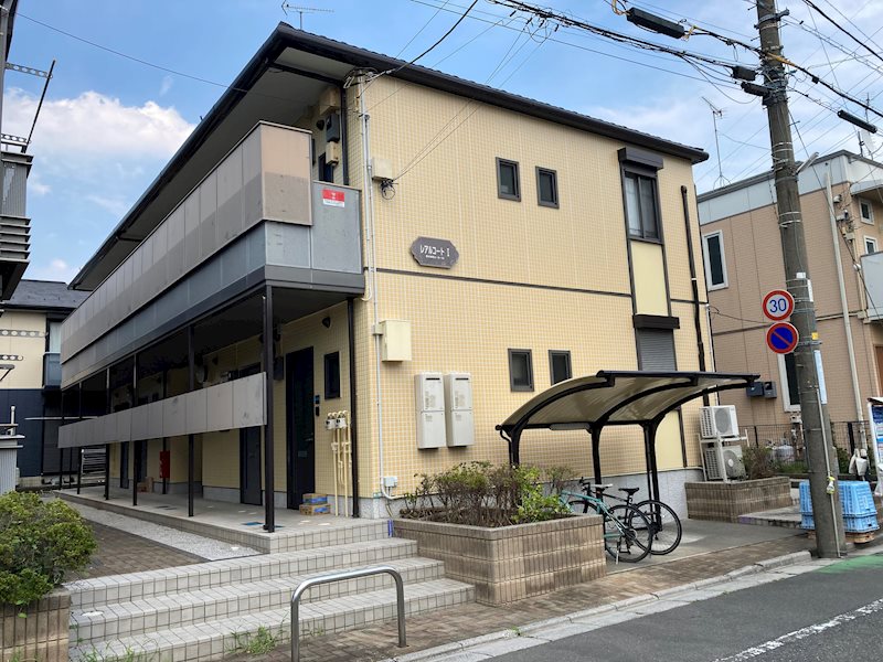 建物外観　塗装完了で綺麗な外観です！！