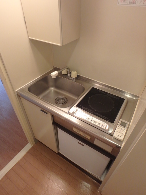 キッチン　一人暮らしだからこれで十分。