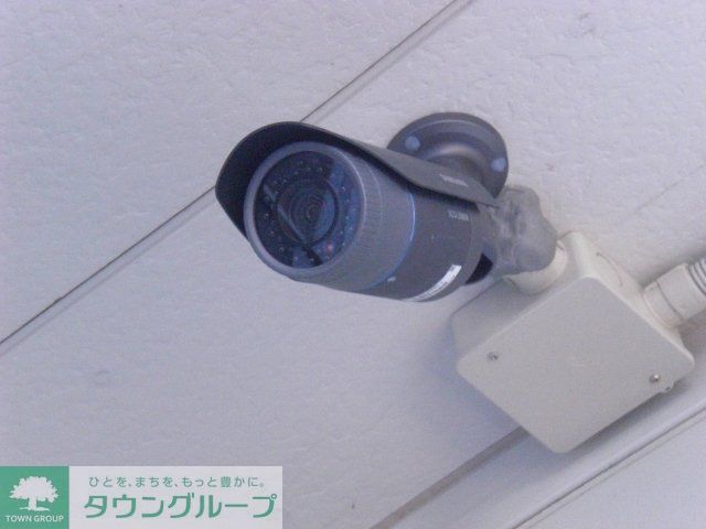 セキュリティ　防犯カメラ設置済み