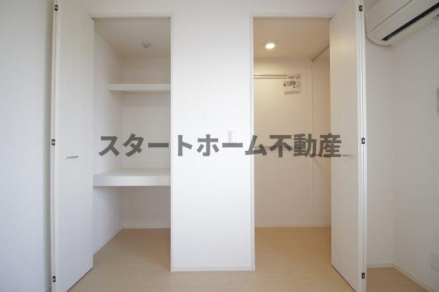 収納　収納のためのスペースです